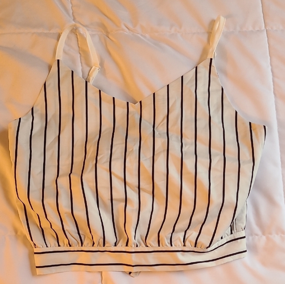 Striped Sleeveless Top